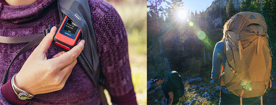 On-The-Go Pocket to put away your Garmin InReach device