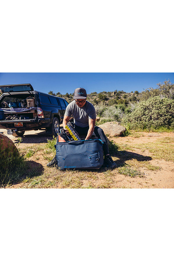 Alpaca Wide Mouth Duffel 50 Bolsa de viaje Slate Blue