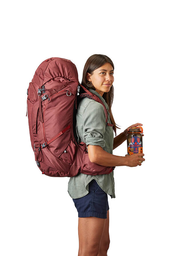 Kalmia 50 Backpack Bordeaux Red