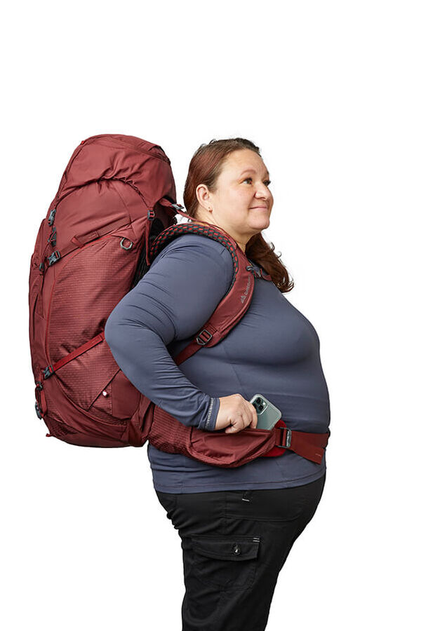 Gregory Kalmia 60 Backpack- Women's · Bordeaux Red