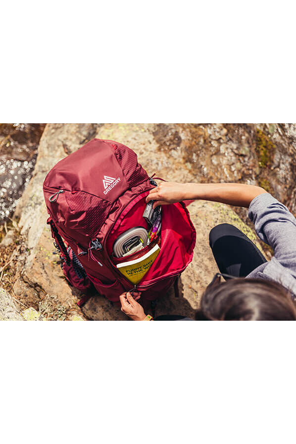 Kalmia Plus 60 Backpack Bordeaux Red | Gregory Belgium