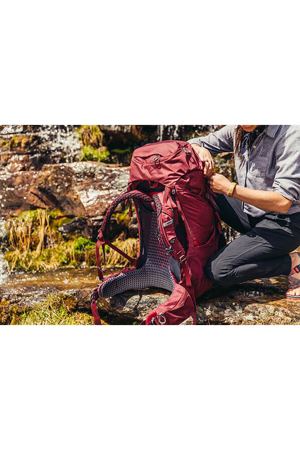 Kalmia Plus 60 Backpack Bordeaux Red | Gregory Hungary