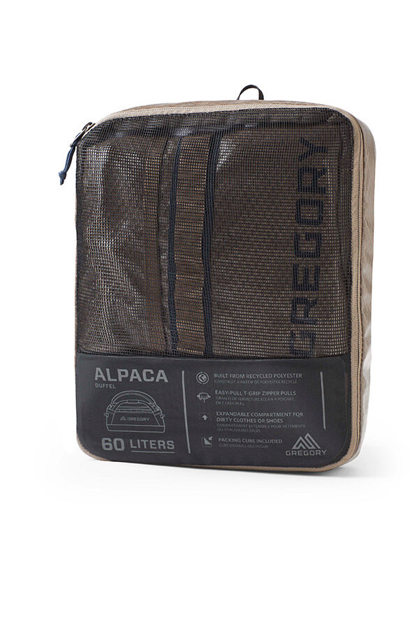 Alpaca 60 Duffle Bag Mesa Brown Brown | Gregory Belgium