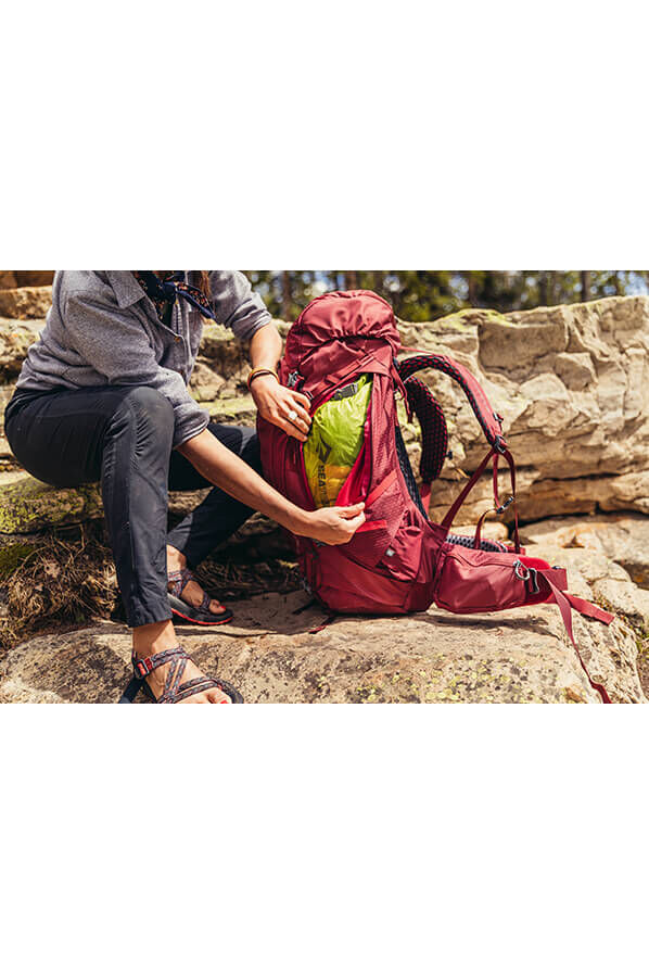 Kalmia Plus 60 Backpack Bordeaux Red | Gregory Belgium