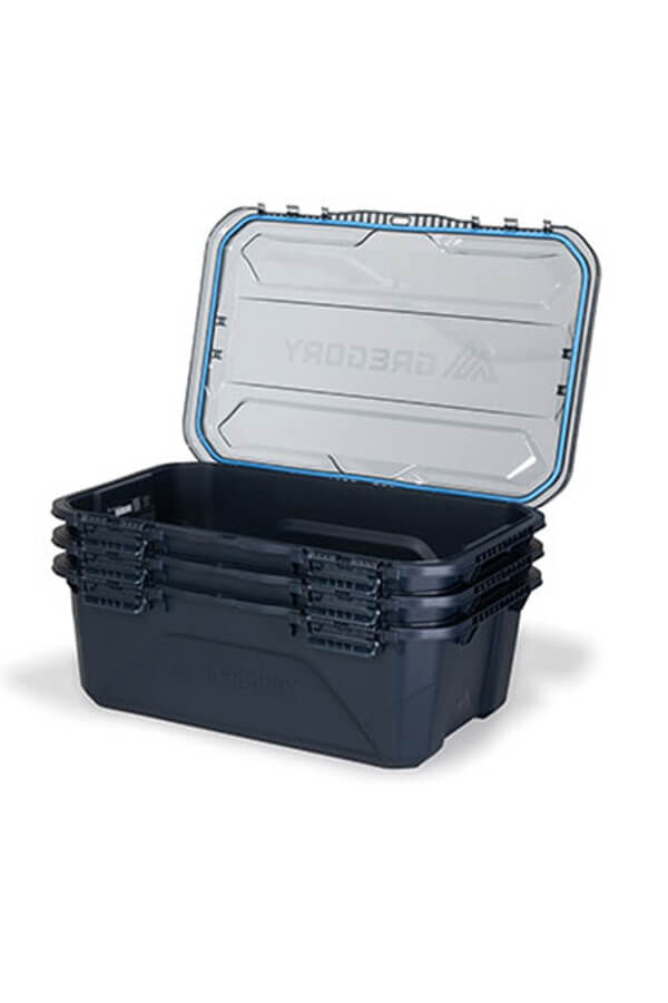 Alpaca gear box 3 x 45L Set of 3 Gear boxes Slate Blue