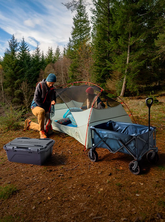 Gewinne dein<br />Camping Setup!
