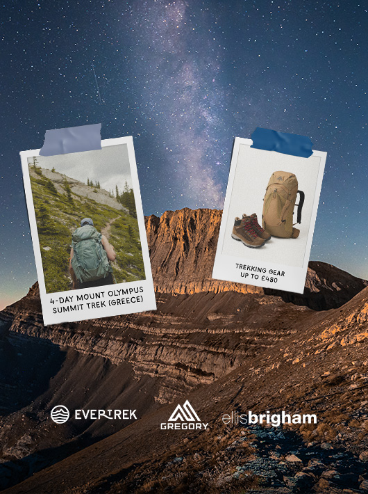 WIN A GUIDED TREK
TO MOUNT OLYMPUS