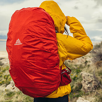Raincover included in dedicated zippered pocket