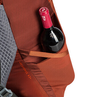 STRETCH MESH SIDE STASH POCKET