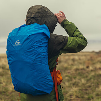 Custom fitted raincover included