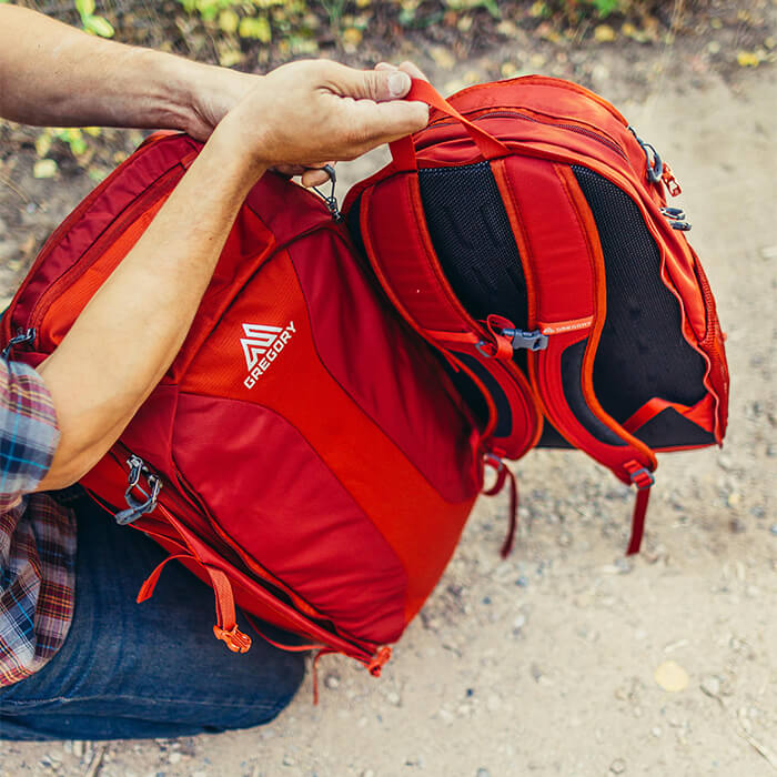 Zip-off daypack included (Included on Tetrad 75/60 & Tribute 70/55)