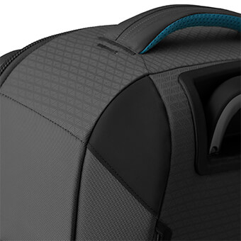 Hardshell construction protects gear from weather and impact damage