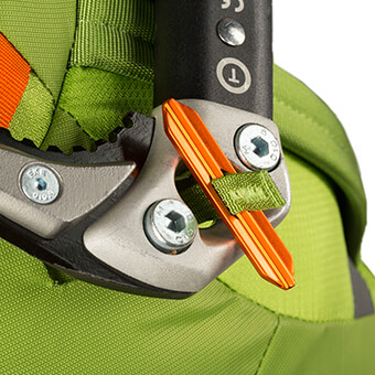 Dual ice axe attachment