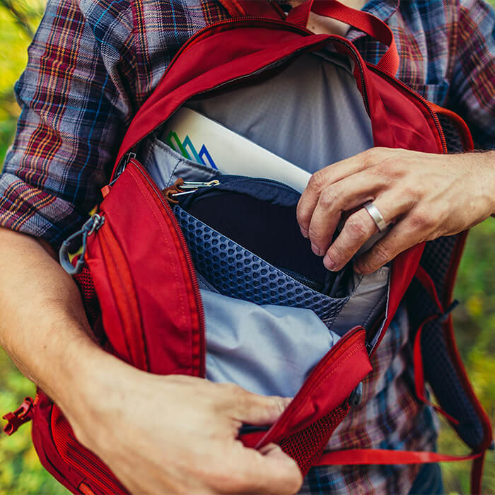 Zip-off daypack 20L