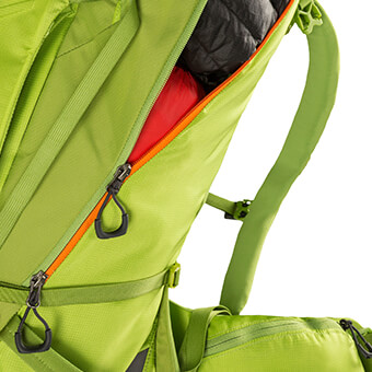 Side zippers